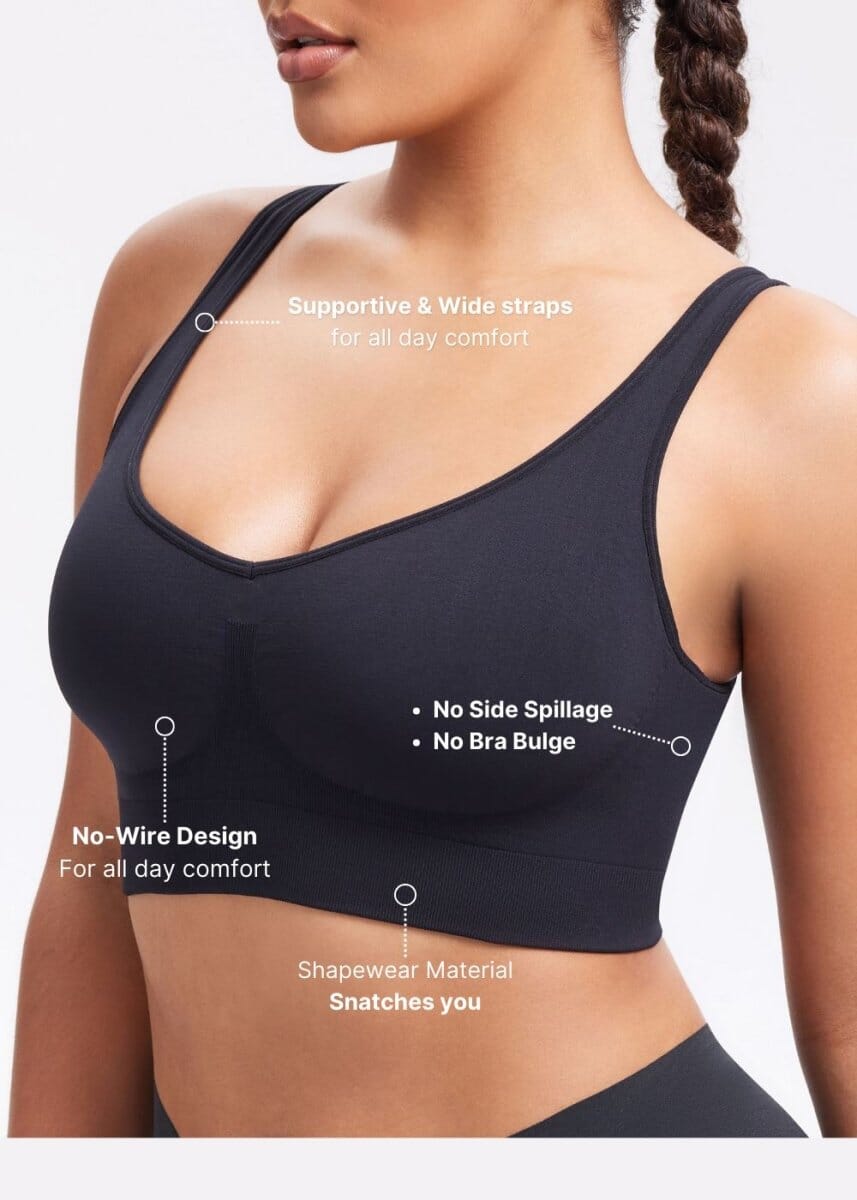 Effortless Comfort Wireless Back Smoothing Bra