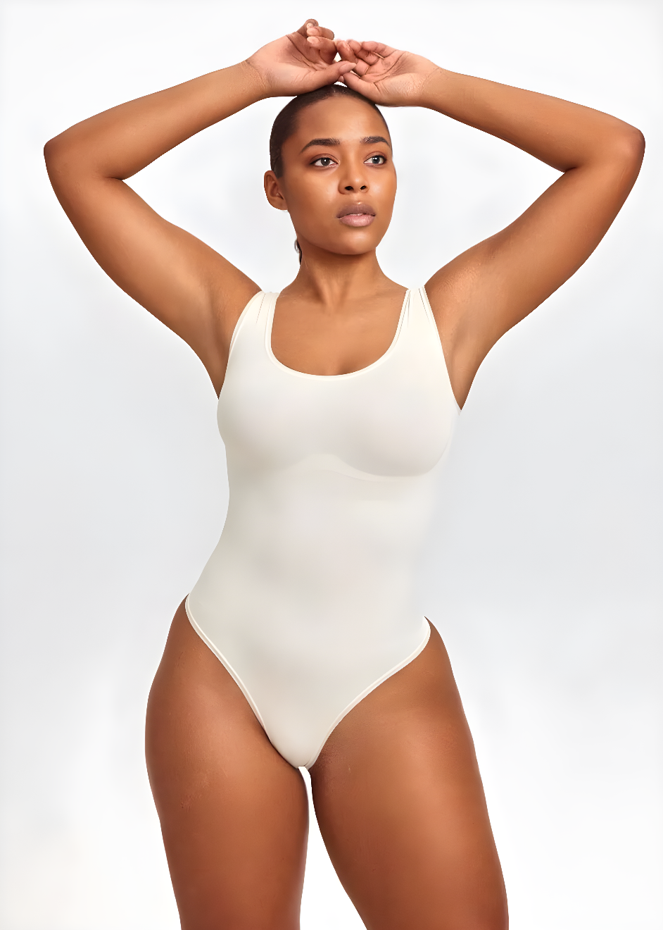 Ultimate Comfort Tank Bodysuit with a Thong Fit