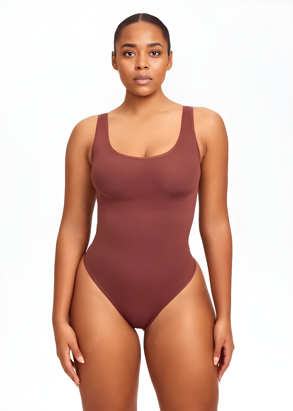 Ultimate Comfort Tank Bodysuit with a Thong Fit