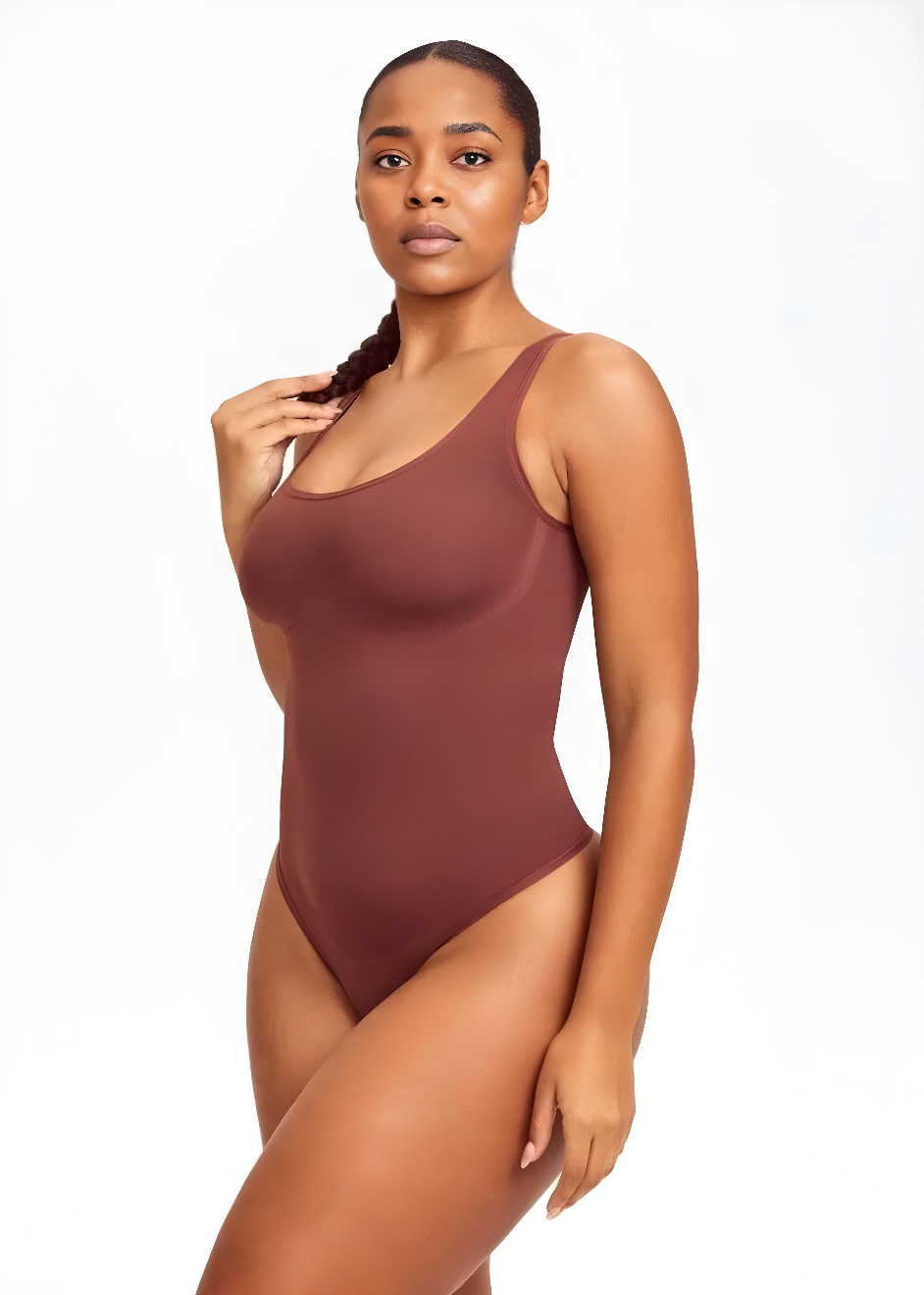 Ultimate Comfort Tank Bodysuit with a Thong Fit