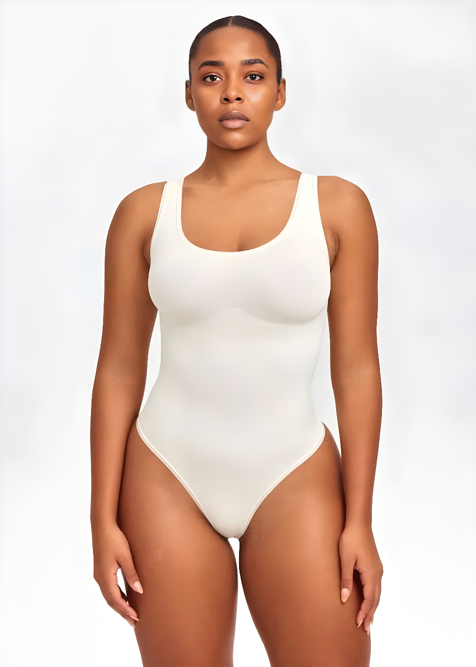 Ultimate Comfort Tank Bodysuit with a Thong Fit