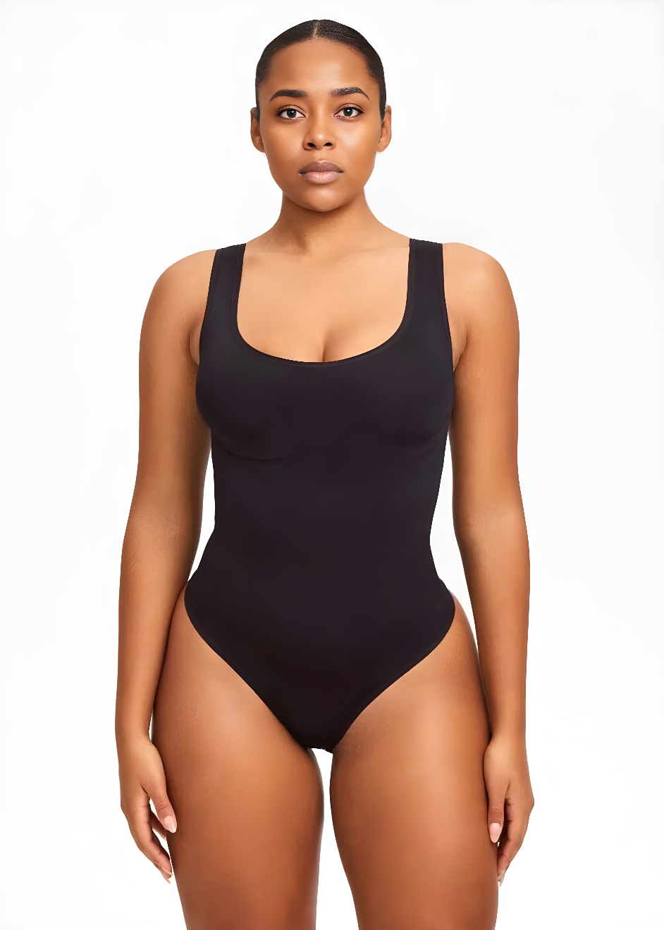 Ultimate Comfort Tank Bodysuit with a Thong Fit